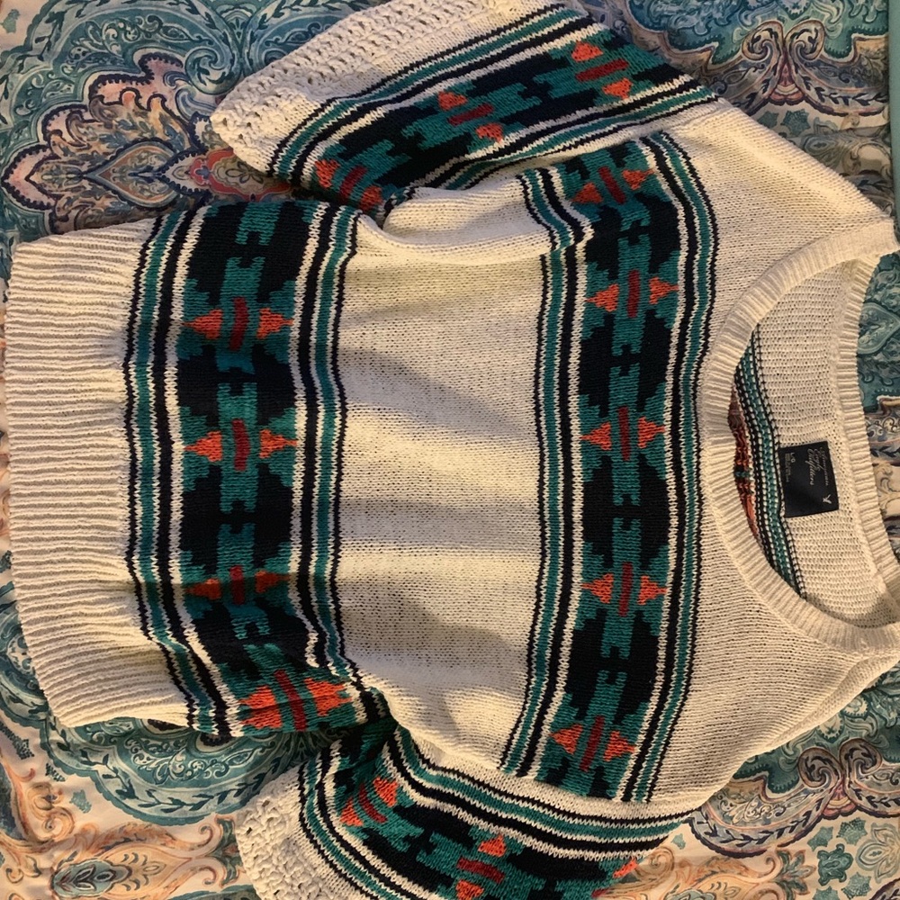 Am Eagle Short sleeve sweater